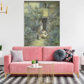 ヘレンアリンガムヴィンテージザ・ソーサー・オブ・ミルク キャンバスプリント (インサイチュ (リビング))