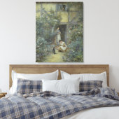 ヘレンアリンガムヴィンテージザ・ソーサー・オブ・ミルク キャンバスプリント (インサイチュ (寝室))