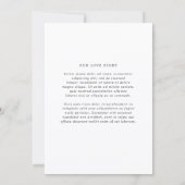 ヘレンクラシックエレガントウェディング セーブザデート (裏面)