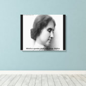 ヘレンケラー有名ろう者/ブラインド引用文キャンバス印刷 キャンバスプリント (インサイチュ (ウッドフロア))
