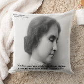 ヘレンケラー&有名ろう者/盲目引用文枕 クッション (ブランケット)