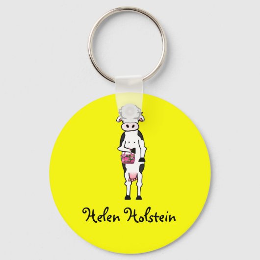 ヘレンホルスタインKeychain キーホルダー (正面)
