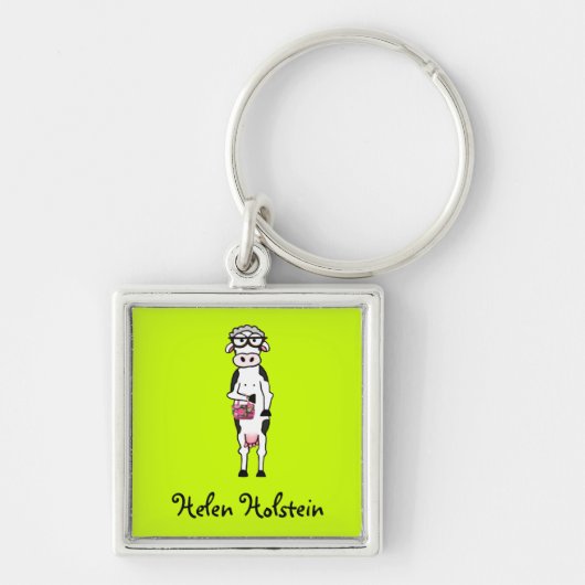 ヘレンホルスタインKeychain キーホルダー (正面)