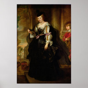 ヘレンポートレートフルメントとコーチ, c.1639 ポスター