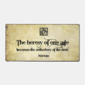 ヘレン感動的ケラー引用文ヘレジー デスクマット (正面)