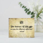 ヘレン感動的ケラー引用文ヘレジー ポストカード (スタンド正面)