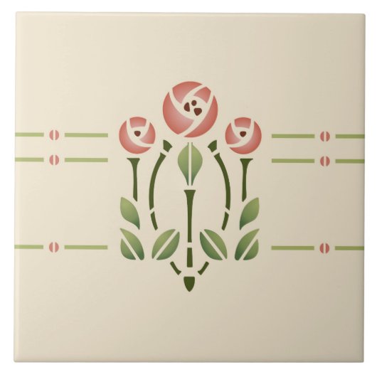 ヘレン養育関係の"グラスゴーは上がりました" タイル (正面)