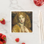 ヘレン・オブ・トロイ（Dante Gabriel Rosseti著） スタンダードカクテルナプキン (インサイチュ)