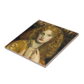 ヘレン・オブ・トロイ（Dante Gabriel Rosseti著） タイル (側面)