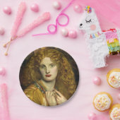 ヘレン・オブ・トロイ（Dante Gabriel Rosseti著） ペーパープレート (パーティー)