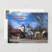 ヘレン，グルジアアルパインビレッジハガキ ポストカード (正面/裏面)