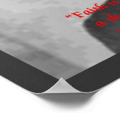 ヘレン・ケラー信心知恵引用文ポスター ポスター (角)