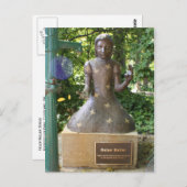 ヘレン・ケラー像 ポストカード (正面/裏面)