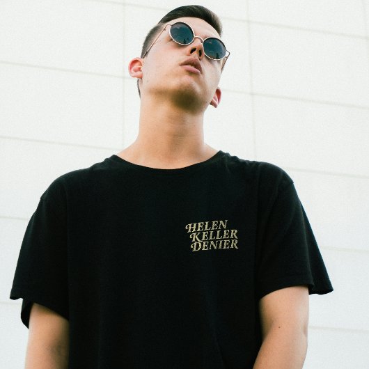 ヘレン・ケラー否定論者なんてダメ vintage Meme Tシャツ