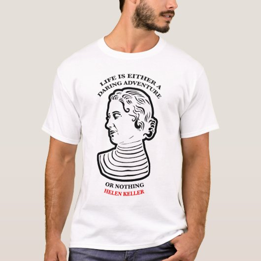 ヘレン・ケラー Tシャツ (正面)