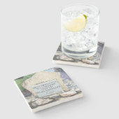 ヘレン、ジョージアの姉妹都市の大理石のコースター ストーンコースター (横)