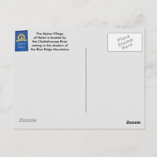 ヘレン,ジョージアはがき ポストカード (裏面)