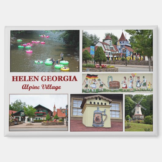 ヘレン、ジョージア磁石 マグネット (正面)