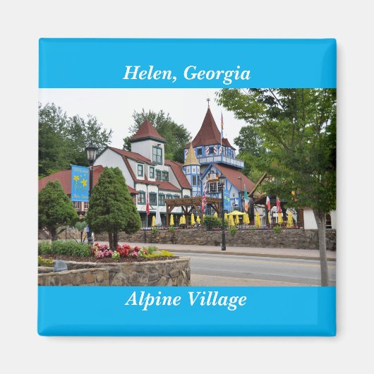 ヘレン。ジョージア マグネット (正面)