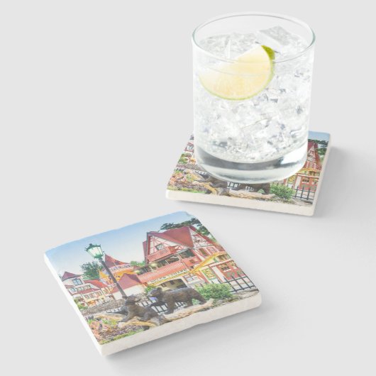 ヘレン・スクエア、ヘレン・グルジア、ヘレン・ギフト、 ストーンコースター (横)