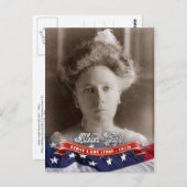 ヘレン・タフト、アメリカ大統領夫人 ポストカード (正面/裏面)