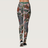 ヘレン·ルブンチャの女性の儀式絵を描と体 レギンス (裏面)