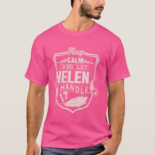 ヘレン 名前Tシャツ ヘレン お名前 誕生日 Tシャツ (正面)