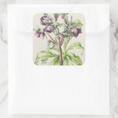 ヘレンBallardからのHelleborus Orientalis スクエアシール (バッグ)