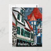 ヘレンGAバケーションパラダイスドイツの町グルジアアート ポストカード (正面/裏面)