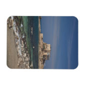 ヘロデが建てたカエサレア港跡素晴らし マグネット (横)