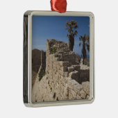 ヘロデが建てたカエサレア港跡素晴らし メタルオーナメント (右)