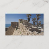 ヘロデが建てたカエサレア港跡素晴らし 名刺 (裏面)