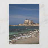 ヘロデによって建てられた港のシーザーレ素晴らしア遺跡 ポストカード (正面)