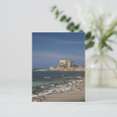 ヘロデによって建てられた港のシーザーレ素晴らしア遺跡 ポストカード (スタンド正面)