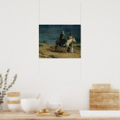 ヘロデの剣からの飛行， 1880 (cの油) ポスター (キッチン)