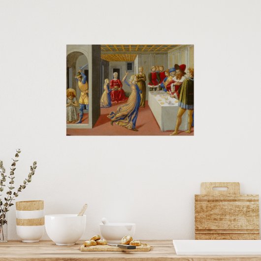 ヘロデの饗宴 – ベノッツォゴッツォリファインアートポスター ポスター (キッチン)