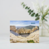 ヘロディオン・アティカスの古代演劇遺跡 ポストカード (スタンド正面)