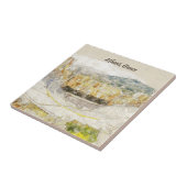 ヘロディオン・アテネセラミック瓦の古代劇場 タイル (側面)