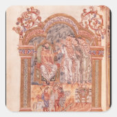 ヘロデ王を訪れるマギ スクエアシール (正面)