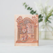 ヘロデ王を訪れるマギ ポストカード (スタンド正面)