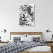 ヘロワーズとアストロラビウス キャンバスプリント (インサイチュ (寝室))