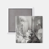 ヘロワーズとアベラード マグネット (正面/裏面)