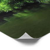 ヘロンとレイジーリバーポスタープリント ポスター (角)