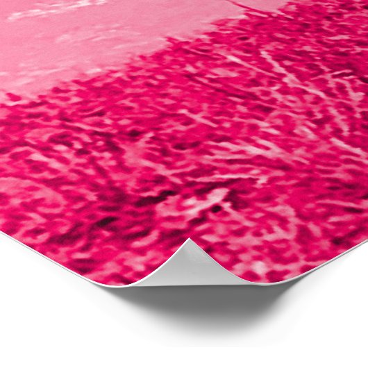 ヘロンと水の端 ポスター (角)