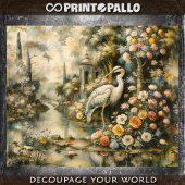 ヘロンと自然によるルネッサンスの油絵 薄葉紙