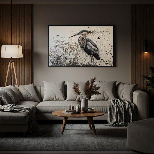 ヘロンの優雅さ キャンバスプリント