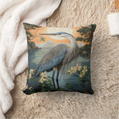 ヘロンの池 クッション (ブランケット)