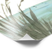 ヘロンの湿原の水色 フォトプリント            (角)