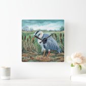 ヘロンの精神 スクエア壁時計 (ホーム)