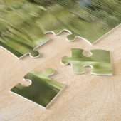 ヘロンは池で（そして反射）;自然 ジグソーパズル (側面)